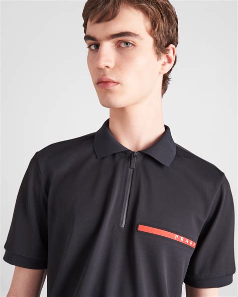 prada polo mens uk|prada men's polo t shirt.